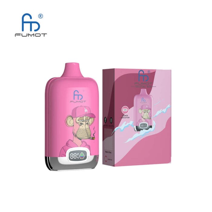 fumotFumot RandM Digital Box 12000 Disposable Vape (LED Display)fumot digital box disposable vape kit pink lemonade